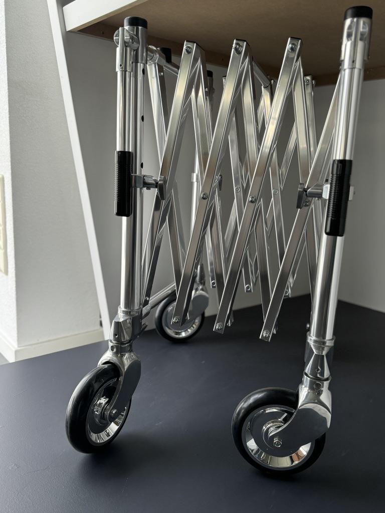 Schaarwagen verplaatsen kist