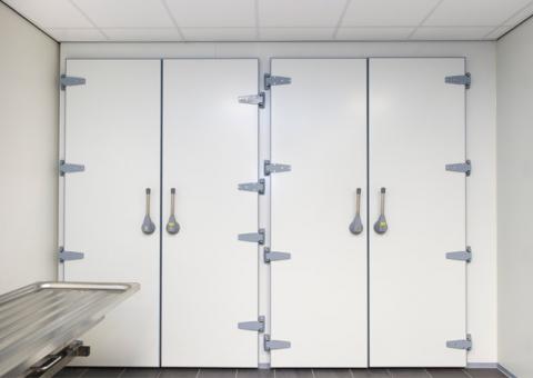 Gekoelde ruimte koelcel overledenen