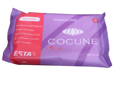 Washandjes met lotion verzorging