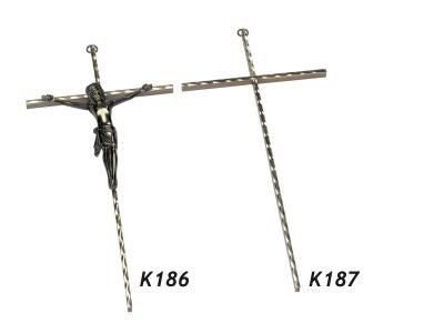 Kruisje volmessing 30 cm