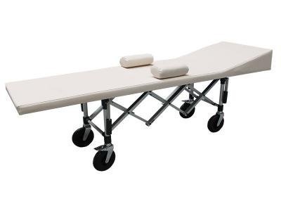 Opbaarbed wit schaarwagen