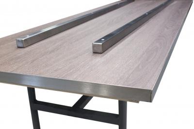 Baarwagenplank RVS rand