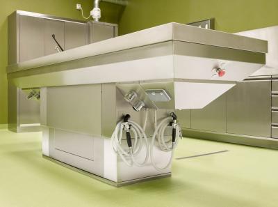 Autopsietafel wateraansluiting RVS Verzorgingsruimte overledenen