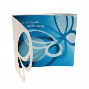 Condoleancemapje blauw wit 