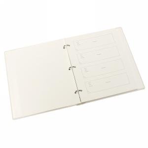 Condoleancemapje open wit