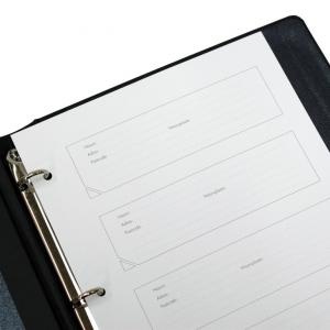 Condoleancemap adresvellen wit