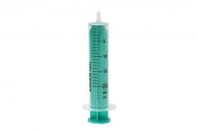 injectienaald transparant 20 ml.