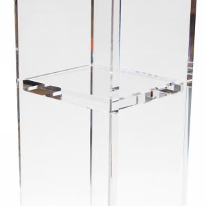 Lessenaar perspex doorzichtig 