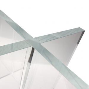 Schragen perspex kruis detail