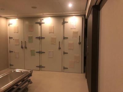 Gekoelde ruimte koelcel overledenen