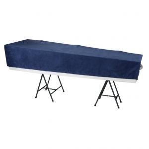 Kistkleed donkerblauw uitvaartkist 