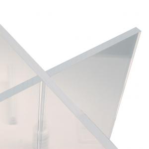 Schragen perspex kruis detail