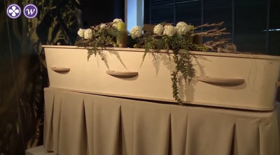 Draperie uitvaartdienst 
