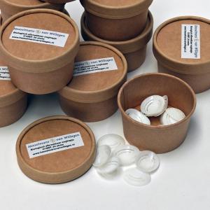 Biologisch afbreekbare oogkapjes potje