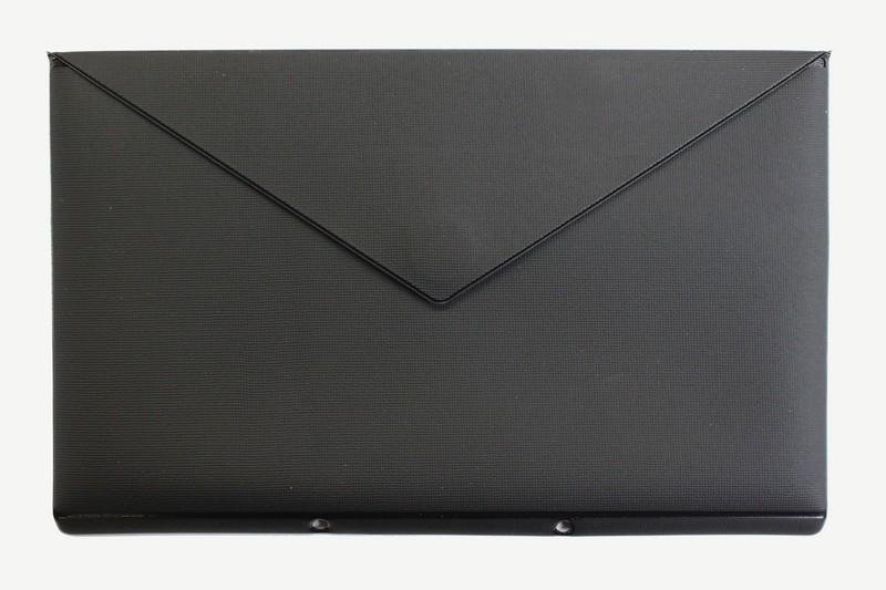 Envelop zwart condoleancemap