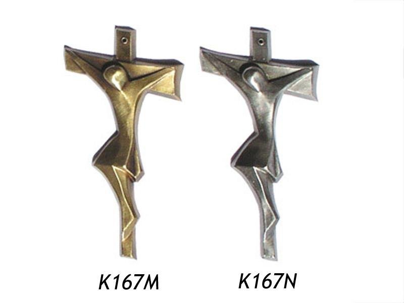 Modern kruis met corpus uitvaart