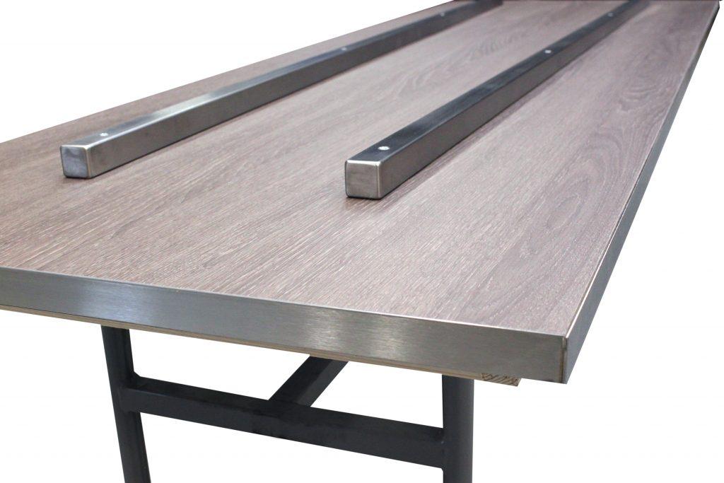 Baarwagenplank RVS rand