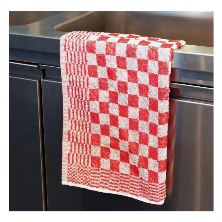 Handdoek katoen ruit