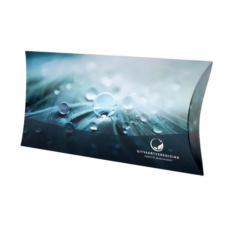 Pillowbox met waterdruppels