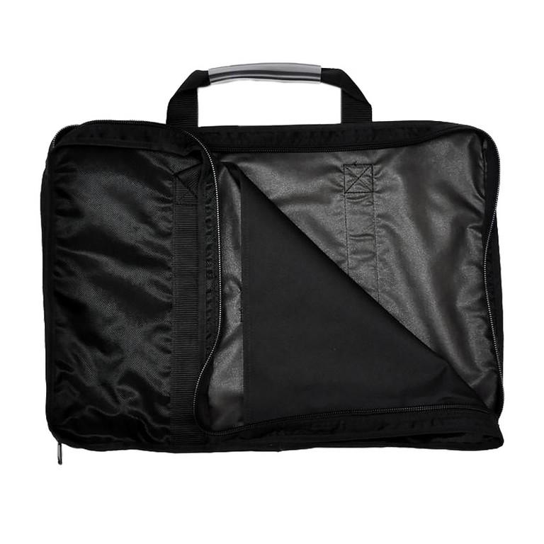 Draagtas zwart canvas