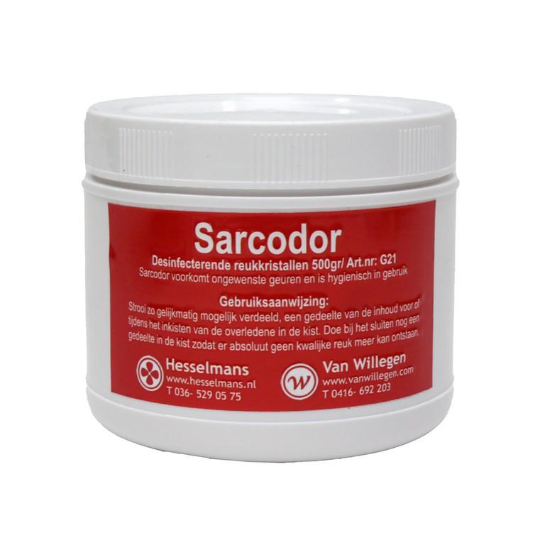 Geurbestrijding sarcodor kristallen