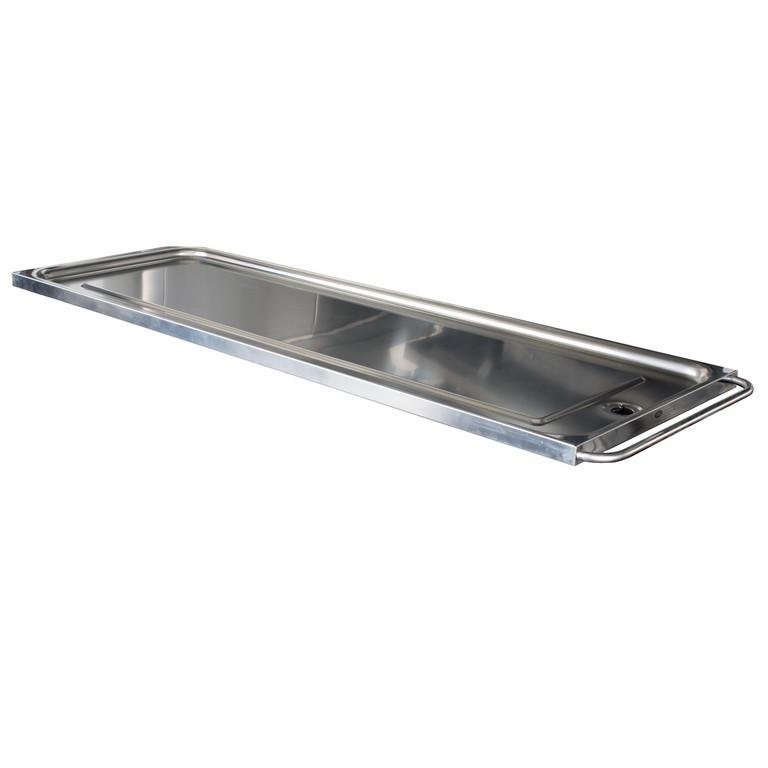 Sectieblad RVS glad 