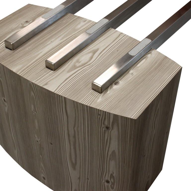 Opbaarmeubel hout met stangen 