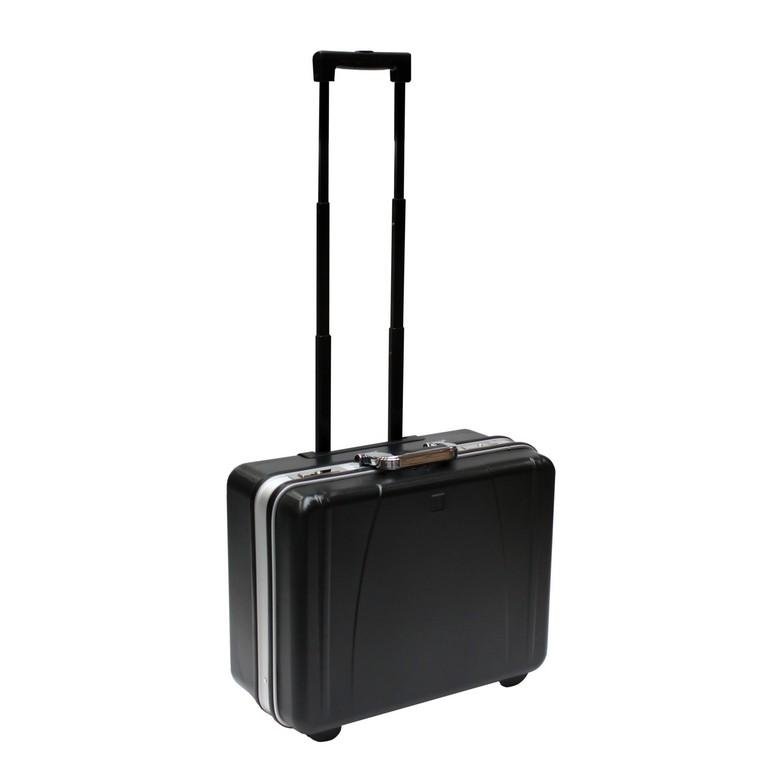 verzorgingskoffer zwart trolley delta